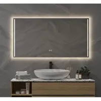Schaere - Badkamerspiegel - LED Verlichting - Spiegel Verwarming - Touch Sensor - Dimfunctie - 120x60 cm