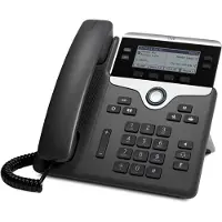 Cisco UC Phone 7841 VoIP-systeemtelefoon LC-display Zwart, Zilver