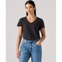 Levi's The Perfect V-neck Tee Size: XS | T-Shirts Outlet | Dames | Zwart