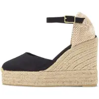 Castañer Espadrilles 'Chiarita' lichtbeige / zwart