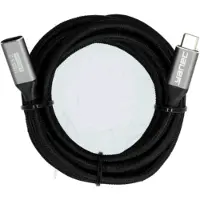 YANEC USB-C verlengkabel 2m Nylon (100W)