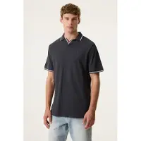 Garcia heren Polo, S, Blauw