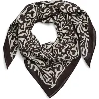Pieces Pcphiline Vierkant Sjaal Dames Bruin ONE SIZE