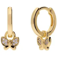 Lucardi Oorbellen 'Statement' goud / transparant