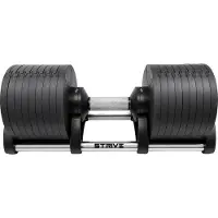 Strive Verstelbare Dumbbell 40 kg - Verstelbaar Gewicht - Compact Ontwerp - Antislip Grip - Snelle Wissel - Krachttraining thuis en Sportschool
