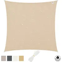 4gardenz Schaduwdoek waterafstotend vierkant 5x5 mtr -