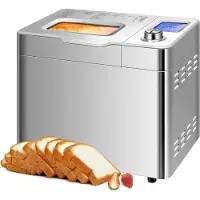 TIM. TIM Broodbakmachine-Broodbakmachines-Broodbakmachine-Zilver-36cmx30cmx22cm