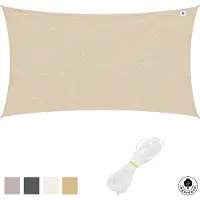 4gardenz Schaduwdoek waterafstotend rechthoek 3,5x4,5 mtr -