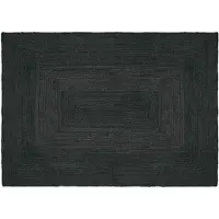vidaXL Gebied Tapijt Donkergrijs 120 x 170 cm Jute