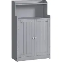 OEM Grijze opbergkasten - Ruimtebesparende kastjes - 30 x 60 x 100 cm - Donkergrijs