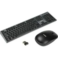 IBox IKMS606W toetsenbord RF Draadloos Engels Zwart