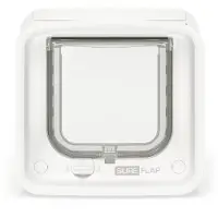 Sure Petcare Flap Dualscan Microchip Kattenluik Wit 20 x 20 x 7 cm