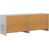 vidaXL Opbergkast voor loftbed 2 st Betongrijs 66 x 35 x 48 cm