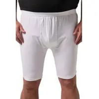Men Plus - Heren - Longpants FLEXLASTIC onderbroek - Sneeuwwit - Maat L