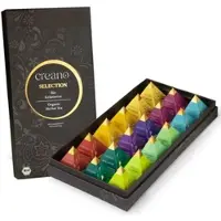 Creano Biologische kruidenthee 18-delige piramide cadeauset "ORGANIC HERBAL TEA" - 18 biologische piramide theezakjes in 9 verschillende soorten - 45g *¹