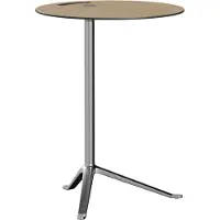 Fritz Hansen Little Friend Ks12 Side Table Chrome / - Bijzettafels & buffetten Laminaat Oak - 5702370181567