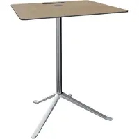 Fritz Hansen Little Friend Ks14 Side Table Chrome / - Bijzettafels & buffetten Laminaat Oak - 5702370180980