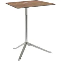 Fritz Hansen Little Friend Ks13 Side Table Chrome / - Bijzettafels & buffetten Laminaat Walnut - 5702370180904