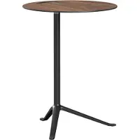 Fritz Hansen Little Friend Ks12 Side Table / Walnut - Bijzettafels & buffetten Laminaat Black - 5702370139520