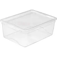 Sunware Omega Clearbox L 18Ltr M/deksel Transparant transparant Kunststof