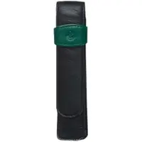 Pelikan TG 12, Zachte etui, Leer, Zwart, Groen, Monochromatisch, Volwassene
