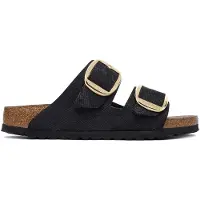 Birkenstock Dames Sandalen Arizona Big Buckle (Smalle Pasvorm) zwart (38), Plat, Geen, Casual 1032881