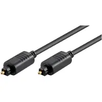 Goobay Toslink M/Toslink M - 5mm - fiber optische kabel - fiber optic cable - audio kabel - 1 meter