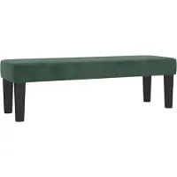 vidaXL | Bank | Donkergroen 100 x 30 x 30 cm Fluweel
