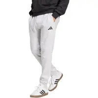 Adidas Sportbroek 'Essentials Feelcozy' lichtgrijs / zwart