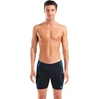 Arena - Graphic Swim Mid Jammer - Zwembroek 4, zwart