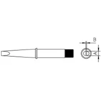 Weller CT2E8 LÖTSPITZE 7,0MM Soldeerpunt Beitelvorm Inhoud: 1 stuk(s)
