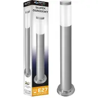 MasterLed Tuinlamp LED E27 Manila staand 65cm zilver