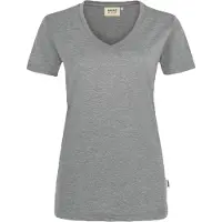 Hakro 0181 Women's V-neck shirt MIKRALINAR - Grijs