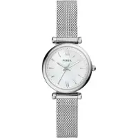Fossil Analoog horloge zilver / parelwit