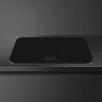 Smeg Induction hob with integrated hood Kookplaat, Isola, Inductie met geïntegreerde afzuiging, 83 cm, Black with matt black frame, Inbouw: Tussenbouw