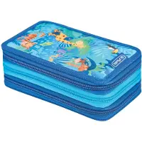 Herlitz etui TriCase 'Jungle Safari' 31-delig gevuld