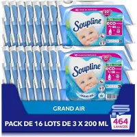 Soupline - Wasverzachter - Hemel Fris eco navullingen - 464 wasbeurten - 9.6 Liter geconcentreerd