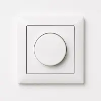 Handson LED dimmer 1-150W universeel – fase afsnijding – incl. centraalplaat en afdekraam – wit