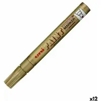 Uni-Ball Permanente markeerstift PX-20 Gouden 2,8 mm (12 Stuks)