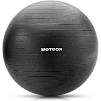 Meteor Fitnessbal 65 cm - Fitnessbal - Zwart