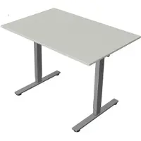 Kerkmann Zit-sta bureau Move New Base – Elektrisch bureau – 120 x 80 cm – Licht grijs