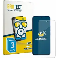 BROTECT Screenprotector 3 Stuks voor Tecno Spark 50 Pro Beschermglas transparant