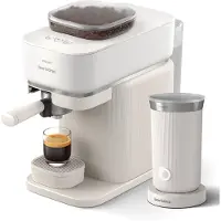 Philips Baristina BAR308/00 Wit + Melkopschuimer