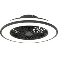 Calex Plafondventilator met LED lamp | Ø 49 cm | RGB + 2700-6500K | Zwart/Wit