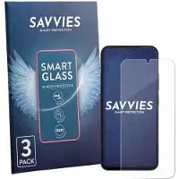 Savvies 3 Stuks Screenprotector - geschikt voor Xiaomi Redmi A7 - beschermfolie glas transparant