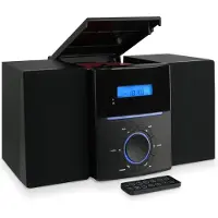 DNA CD Speler - CD Speler Bluetooth - FM radio - Zwart - 22cm x 13cm x 16cm
