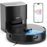 Airrobo Q20 - Robotstofzuiger - voor nat en droog - Met dweilen en stofzuigen - Zuigkracht van 8000 Pa - AI-gestuurde laserobstakelvermijding - App-bediening - 2 jaar garantie