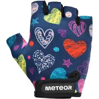 Meteor Kinderhandschoenen XS Hartjes - Fietshandschoenen - Comfortabel, Ademend, Geschikt voor Kinderen