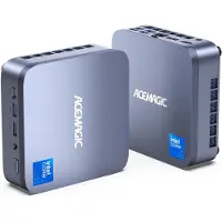AceMagic M5 Mini PC - Intel Core i9-14900HX - 32GB DDR4 1TB SSD - Mini Computers (5.8GHz, 24C/32T) - Mini Desktop PC - Windows 11 Pro - WiFi6 - 55W TDP