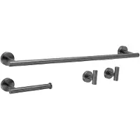 REA - Ari - Set Badkamerhangers - Titanium - 60X6X5Cm